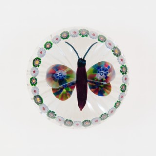 Paperweight, Baccarat, c. 1845-60. Creator: Baccarat Glasshouse.