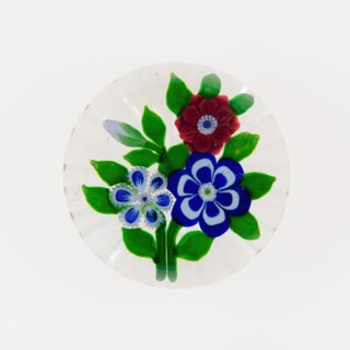 Paperweight, Baccarat, c. 1845-60. Creator: Baccarat Glasshouse.