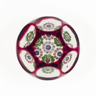 Paperweight, France, 19th century. Creator: Baccarat Glasshouse.