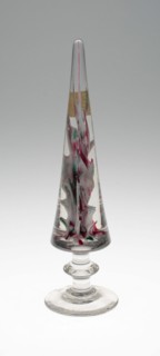 Two Mantelpiece Ornaments, Lunéville, 1845/70. Creator: Baccarat Glasshouse.