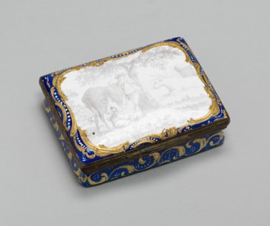 Snuff Box, Bilston, c. 1760. Creator: Unknown.