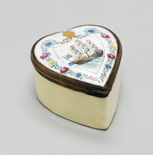 Patch Box, Bilston, c. 1785/1800. Creator: Unknown.
