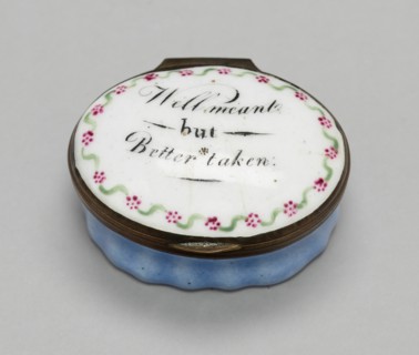 Box, Bilston, 1770/90. Creator: Unknown.