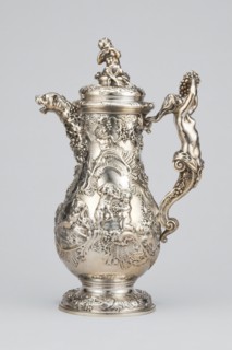 Wine Jug, London, 1739/40. Creator: Charles Frederick Kandler.