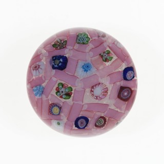 Paperweight, Clichy, c. 1845-55. Creator: Clichy Glassworks.