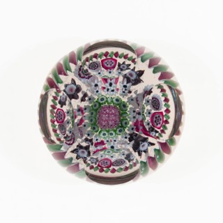 Paperweight, Clichy, c. 1845-55. Creator: Clichy Glassworks.