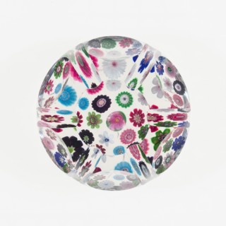 Paperweight, Clichy, 19th century. Creator: Clichy Glassworks.