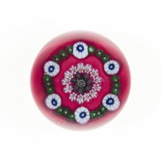 Paperweight, Clichy, 19th century. Creator: Clichy Glassworks.