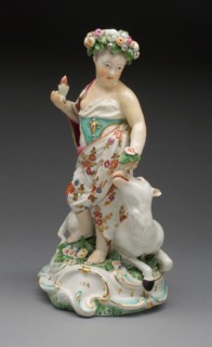 Allegorical Figure of Asia, Derby, 1770/80. Creator: Derby Porcelain Manufactory England.
