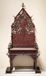 Hall Stand, Coalbrookdale, c. 1870. Creator: Christopher Dresser.
