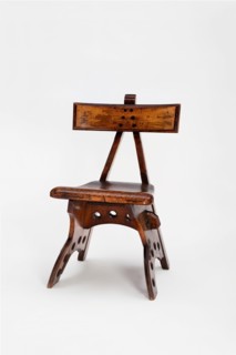 Side Chair, England, c. 1870. Creator: Edward Welby Pugin.