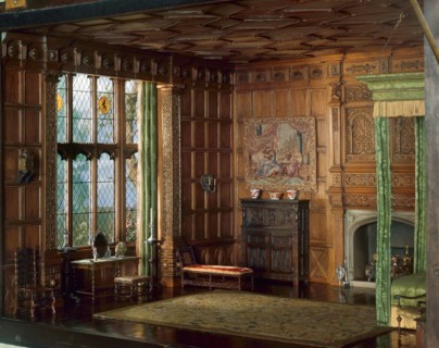 E-2: English Bedchamber of the Jacobean or Stuart Period, 1603-88, United States, c. 1937. Creator: Narcissa Niblack Thorne.