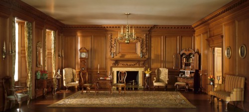A5: Massachusetts Drawing Room, 1768, United States, c. 1940. Creator: Narcissa Niblack Thorne.