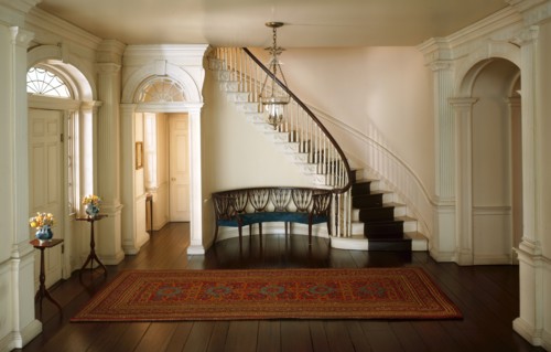 A7: New Hampshire Entrance Hall, 1799, United States, c. 1940. Creator: Narcissa Niblack Thorne.