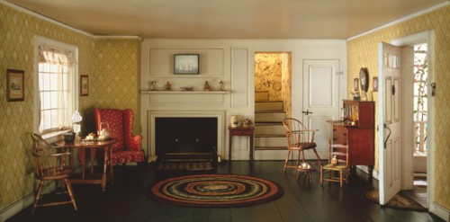 A12: Cape Cod Living Room, 1750-1850, United States, c. 1940. Creator: Narcissa Niblack Thorne.