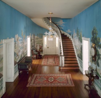 A31: Tennessee Entrance Hall, 1835, United States, c. 1940. Creator: Narcissa Niblack Thorne.