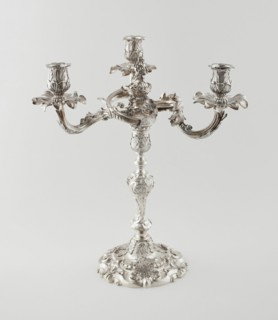 Pair of Candelabra, London, 1757/58. Creator: James Paltro.