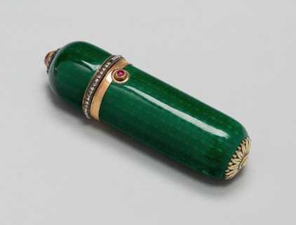 Miniature Perfume Bottle, Saint Petersburg, Late 19th century. Creator: Fabergé Workshop.