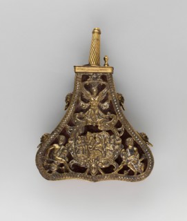 Powder Flask, Italy, 1590 with later addtions. Creator: Unknown.