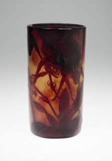 Vase, France, c. 1900. Creator: Émile Gallé.