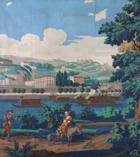 Three Joined Panels: The Views of Lyon, France, First edition, 1821. Creator: Unknown.
