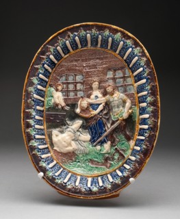 Oval Dish, Paris, 17th century. Creator: Unknown.