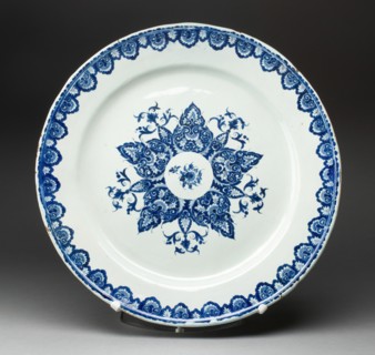 Platter, Rouen, c. 1700/20. Creator: Unknown.