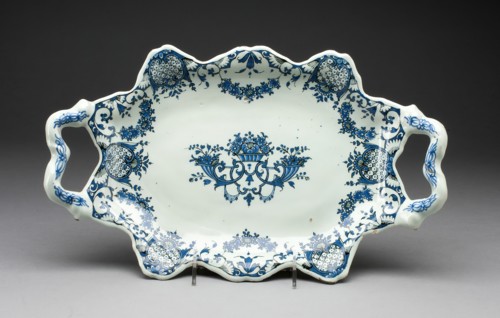 Tray, Rouen, c. 1700/20. Creator: Unknown.