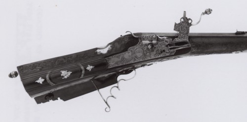 Wheellock Rifle, Austria, c. 1720. Creator:  Johan Carl Öfner.