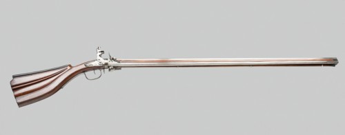 Triple-Barrel Revolving Flintlock Fowling Piece from the Gun Cabinet of the..., Germany, c. 1650. Creator: Tilman Kevcks.