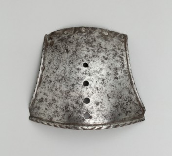 Poll Plate of a Shaffron, Italy, c. 1550. Creator: Unknown.