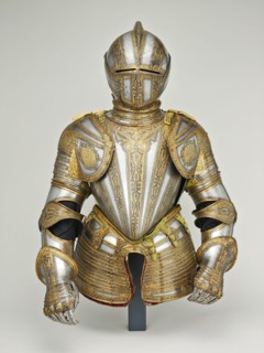 Gorget and Close Helmet for Foot Tourney at the Barriers, Milan, 1575/80. Creator: Unknown.