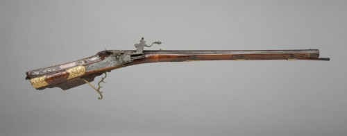 Wheellock Rifle, Vienna, c. 1725. Creator: Johann Casper Rudolph.