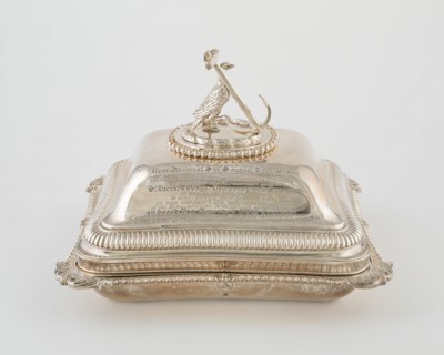 Entree Dish with Cover from the Hood Service, London, 1806/07. Creator: Paul Storr.