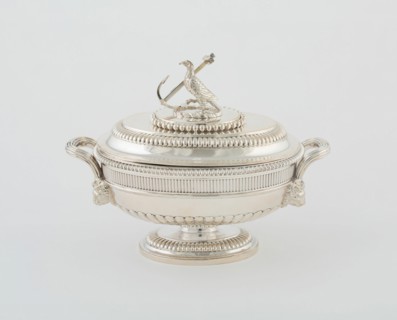 Sauce Tureen and Cover from the Hood Service, England, 1807/08. Creator: Paul Storr.