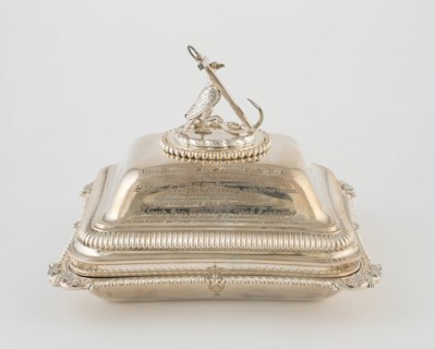 Entree Dish with Cover from the Hood Service, London, 1806/07. Creator: Paul Storr.