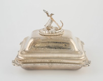 Entree Dish with Cover from the Hood Service, London, 1806/07. Creator: Paul Storr.