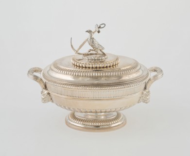Sauce Tureen and Cover from the Hood Service, England, 1807/08. Creator: Paul Storr.