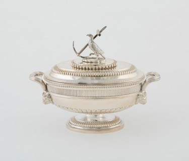 Sauce Tureen and Cover from the Hood Service, England, 1807/08. Creator: Paul Storr.