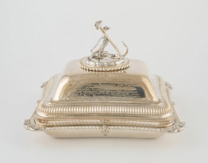 Entree Dish with Cover from the Hood Service, London, 1806/07. Creator: Paul Storr.
