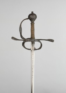 Rapier and Scabbard, Flanders, c. 1630. Creator: Unknown.