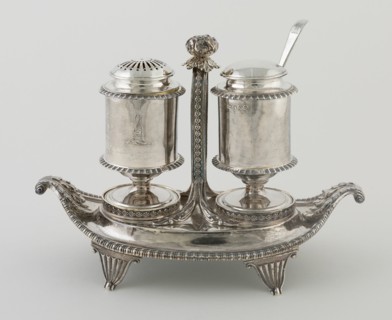 Condiment Set, England, 1809. Creator: Rebecca Emes.