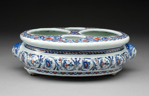 Cruet Stand, Rouen, c. 1725. Creator: Unknown.