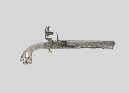 Flintlock Belt Pistol, Scotland, 1775. Creator: Leigh Thomas Murdoch.