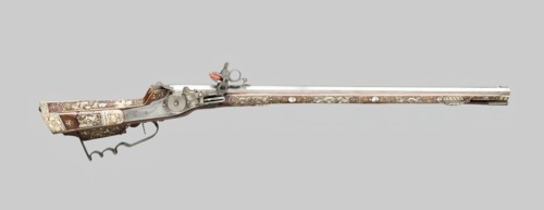 Wheellock Rifle, Germany, first half of 17th century. Creator: Unknown.