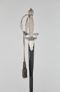 Smallsword and Scabbard, England, 1744/45. Creators: John Berthellot, Matthew Feesey.
