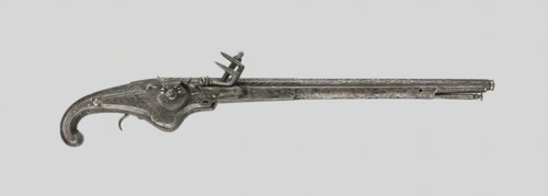 Wheellock Pistol (Pedrenyal) of King Louis XIII of France, Ripoll, c. 1615. Creator: Unknown.