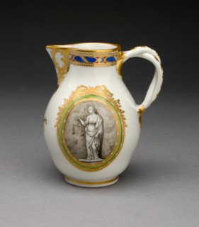 Milk Jug (part of a Coffee Service), Vienna, c. 1770. Creator: Vienna State Porcelain Manufactory.