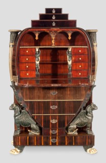 Fall-Front Desk, Vienna, c. 1810. Creator: Unknown.
