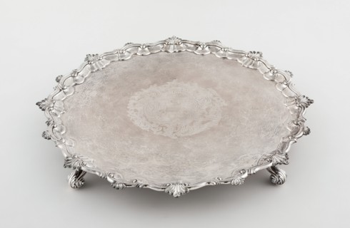 Tray, London, 1755/56. Creator: William Preston.